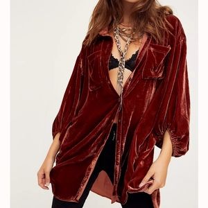 Lux Velvet Shirt Dress by Free People